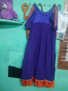 Purple Kurta With Dupatta