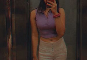 Lilac Crop Top