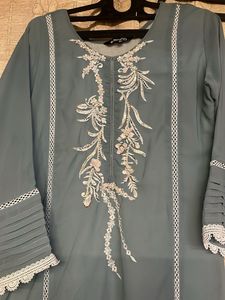Elegant Embroidered Kurti Pant