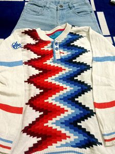 Kids Outfit: Jeans and Sweater