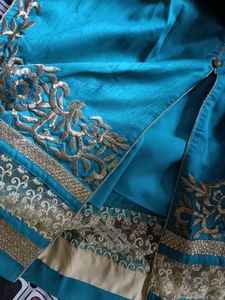 Lehenga With Long Cut Top N Dupatta