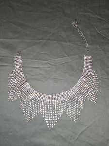 ODETTE Rhinestone Statement Necklace