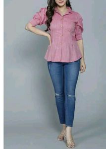 Casual Pink Shirt🌷