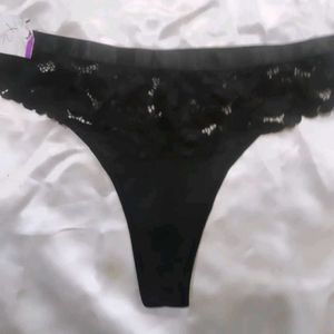 Black Lace Thong panty