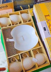 Platter With Cups - 2 Set