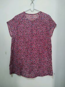 Entease Floral Print Top