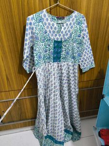 Choli Design Anarkali Kurta Soft Cotton Material