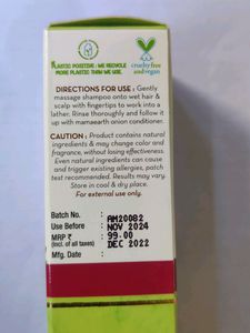 Mamaearth Onion Shampoo 🧴