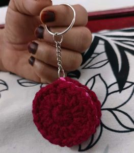 Crochet Oreo Keychain 😍