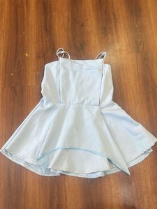 Pastel blue top Small size for girls/ladies