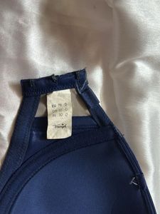 Navy Blue Strapless Bra