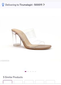Transparent Nude Heels