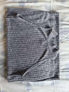 Gray Bodycon Midi Dress