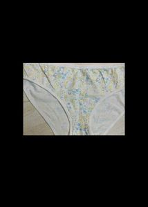 SET Of 2- TAABU Women&#39;s Blue Hipster Panties