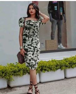 Tie-Dye Bodycon Dress
