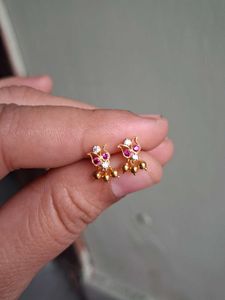Gold Stud Earrings
