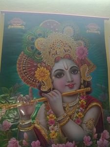 Vintage Krishna Calendar Poster