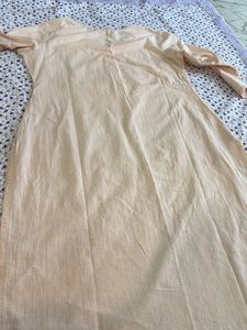 Straight Kurta- Peach Pink