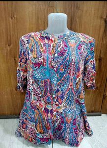 Colorful Printed Top