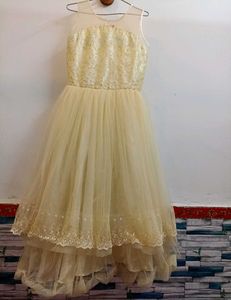 Dress with Detached Capelet