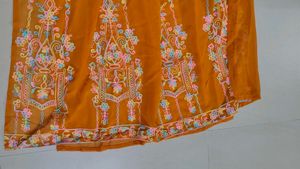Youthnic Mustard Embroidery Kurta New With Tag