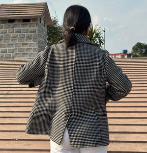 Anne Klein Houndstooth Blazer