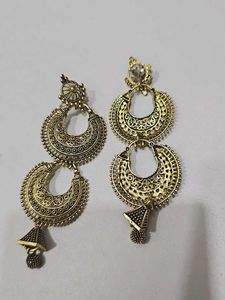 Ethnic Golden Earrings