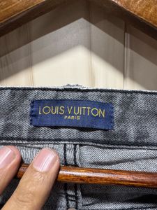Louis Vuitton Paris Black Jeans