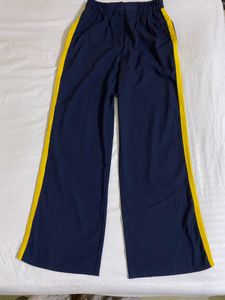 High rise Blue Wide Leg Pants Waist 30