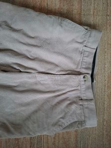 Beige Corduroy Pants