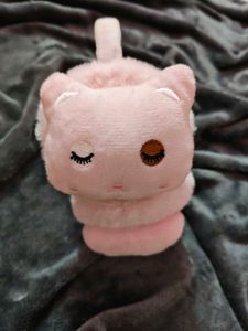 Pink Plush Earmuffs