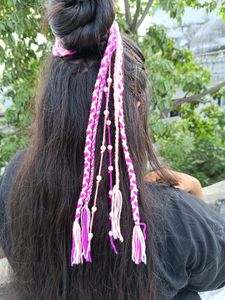 Boho Navratri Hair Accessories