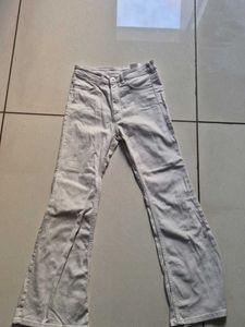 Grey Flare Jeans