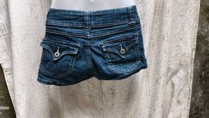 1249. Denim Mini Shorts