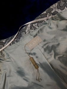 Gray Partywear Crop Jacket