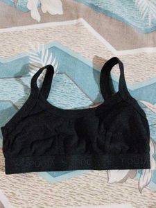 FOOTA Black Sports Bra
