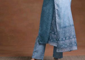 Libas Blue Kurta Set (Negotiations Available)