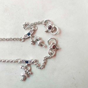 SLIGHTLY used Pure Silver Anklets पायल