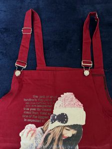 Dungree Skirt Dress for Women