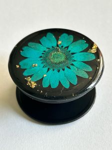 Mobile Popsocket- Teal Daisy