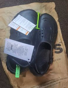 Black Crocs Echo Clogs