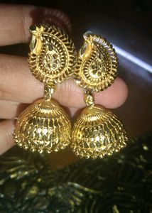 Gold Earrings ( Pack Of 2)