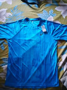Asics Blue Training Dry Fit T-Shirt