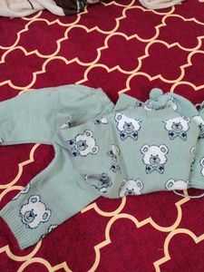 Cute Bear Knit Cardigan