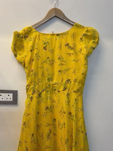 Yellow Floral Dress