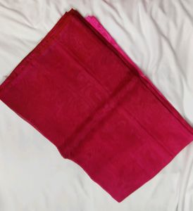 Pink Art Silk Saree
