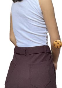 Burgundy Flared Pants