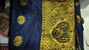 Stitched Saree With Unstitch Blouse