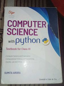 Class11 Computer Science With Python By Sumit Aror