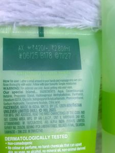 Pack Of 2 Simple Face wash Each 1 5 0ml